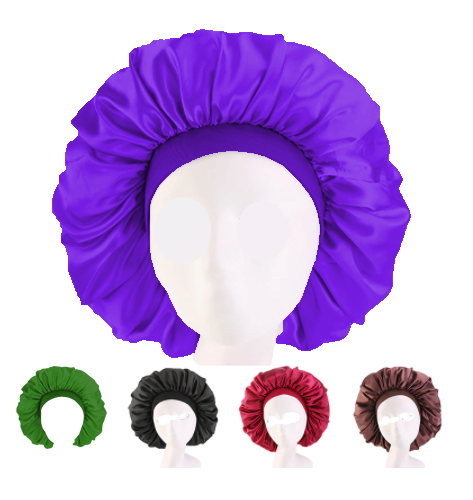Faux Silk Hair Bonnets Many Sizes for Men and Women (Big Mama Bonnet by KM)  - Kades Mode